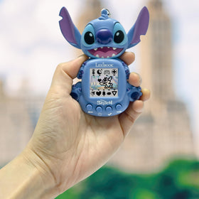 Lexibook Stitch mini-games scene emphasizing quick-start fun