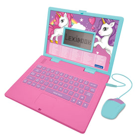 LEXiBOOK Unicorn laptop keyboard and mouse ideal for hands-on early learning