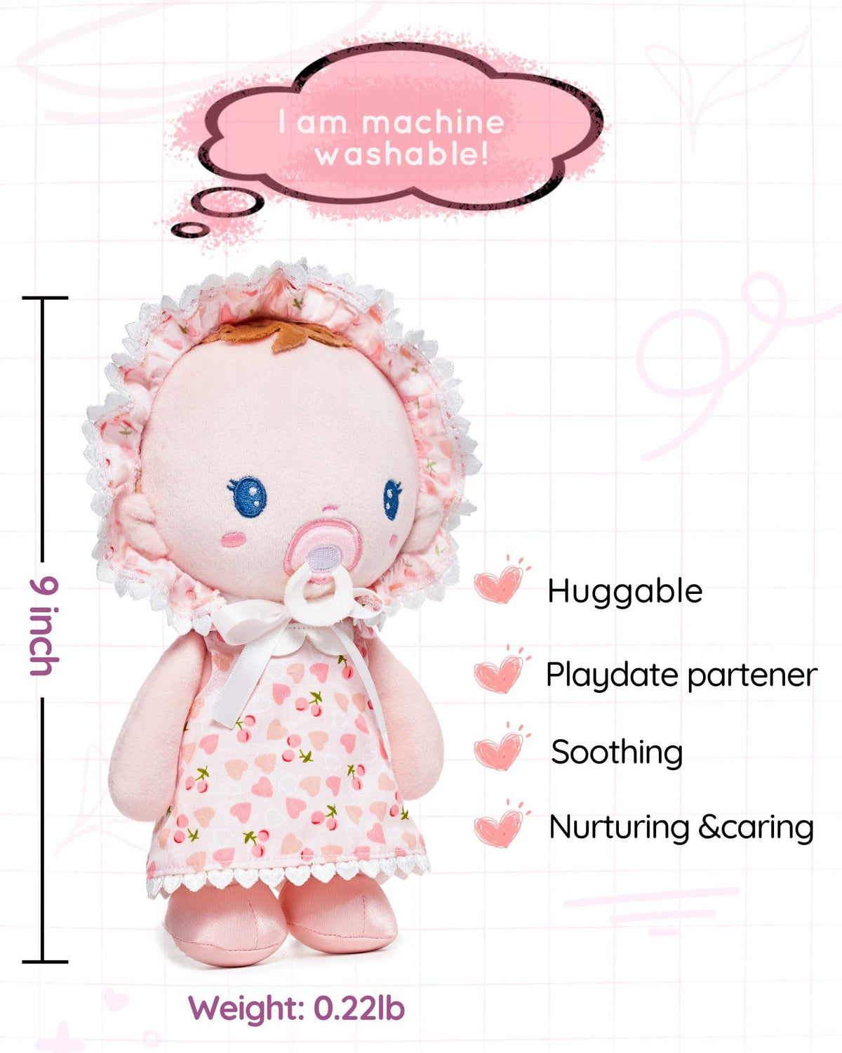 LeyaDoll pink gift box presentation ideal for gifting.