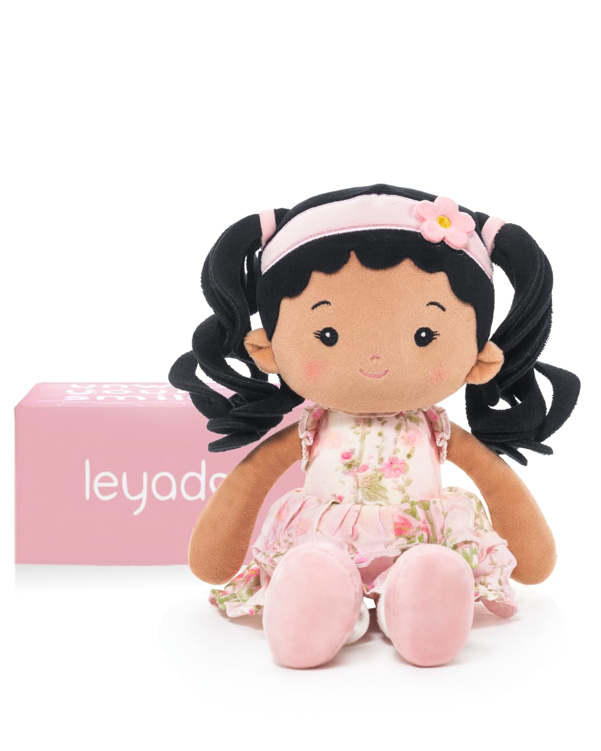 LeyaDoll soft baby doll 12-inch offers comforting, cuddly play for toddlers.