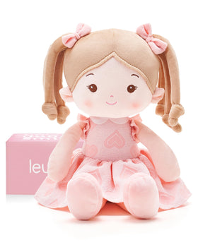 LeyaDoll soft baby doll 16-inch invites gentle cuddling and imaginative play.