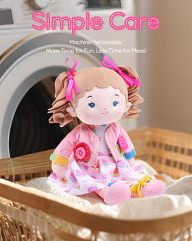LeyaDoll cozy cuddle time helps children self-soothe after busy days
