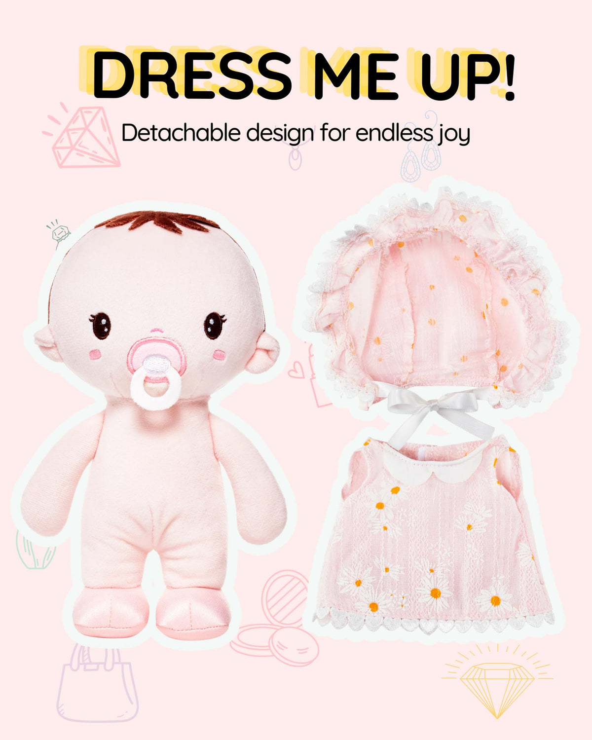 LeyaDoll CPSIA-certified safety features ensure worry-free play.