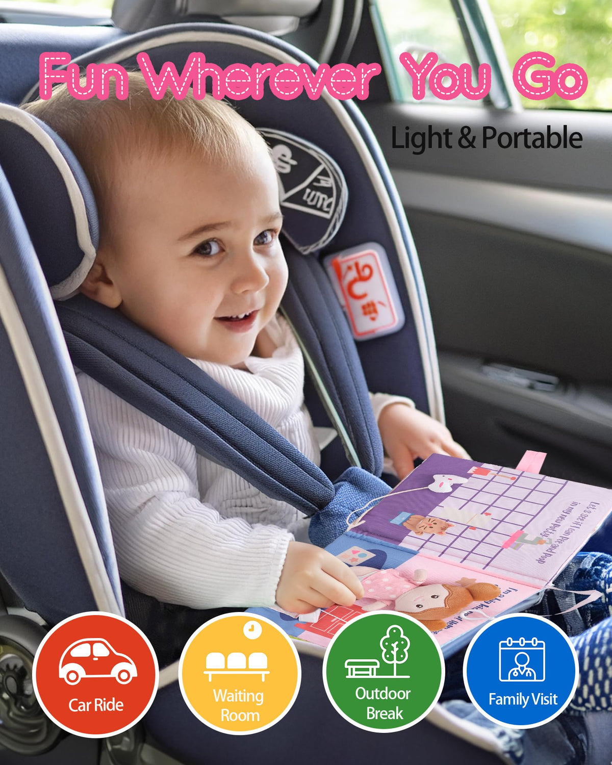 LeyaDoll movable elements encourage fine motor skills