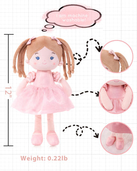 LeyaDoll snuggly plush close-up highlighting ultra-soft materials for cozy comfort.