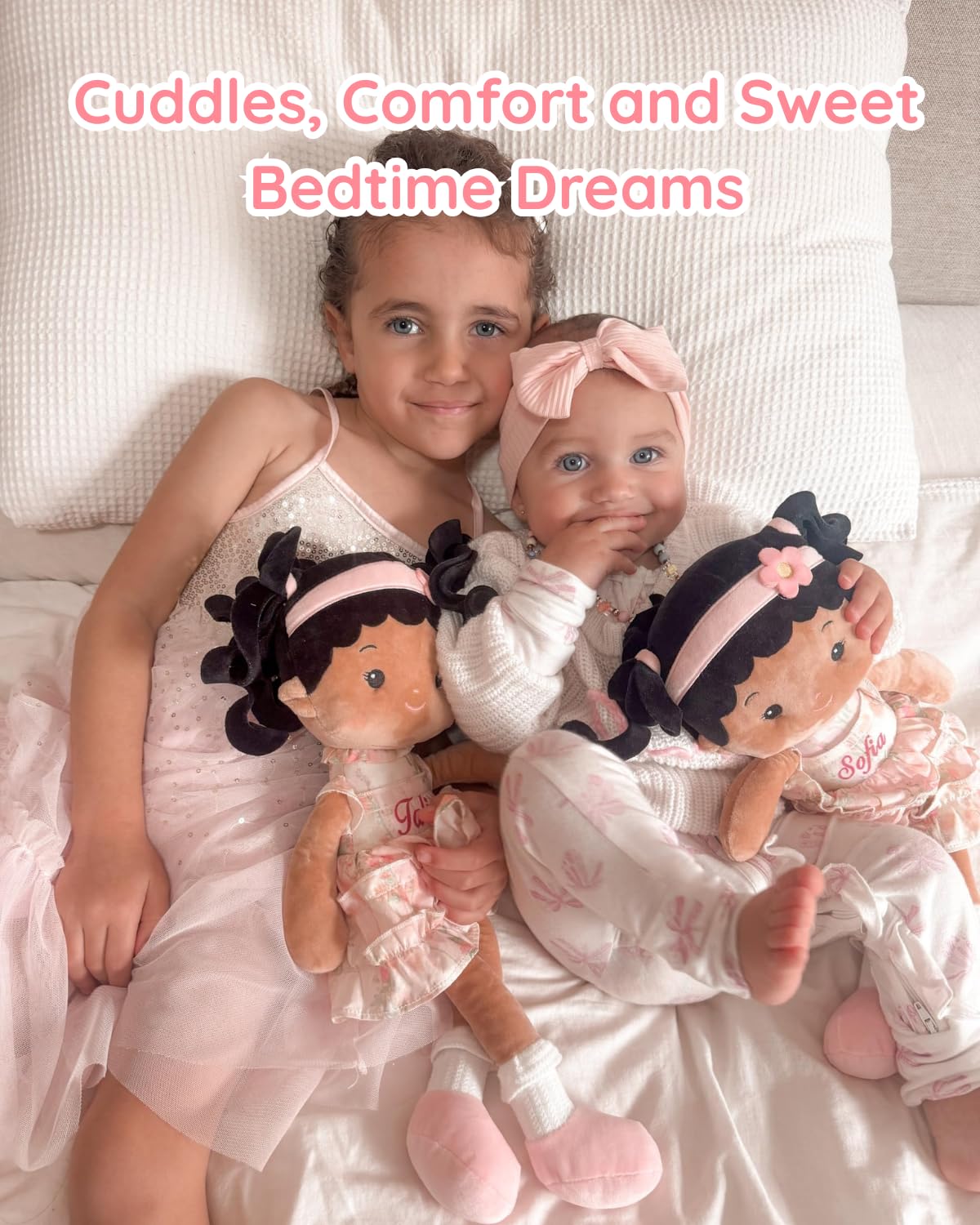 LeyaDoll soft materials delivering cozy snuggles during naptime
