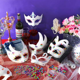 Leyndo acrylic gems shining on crafts for vibrant embellishments