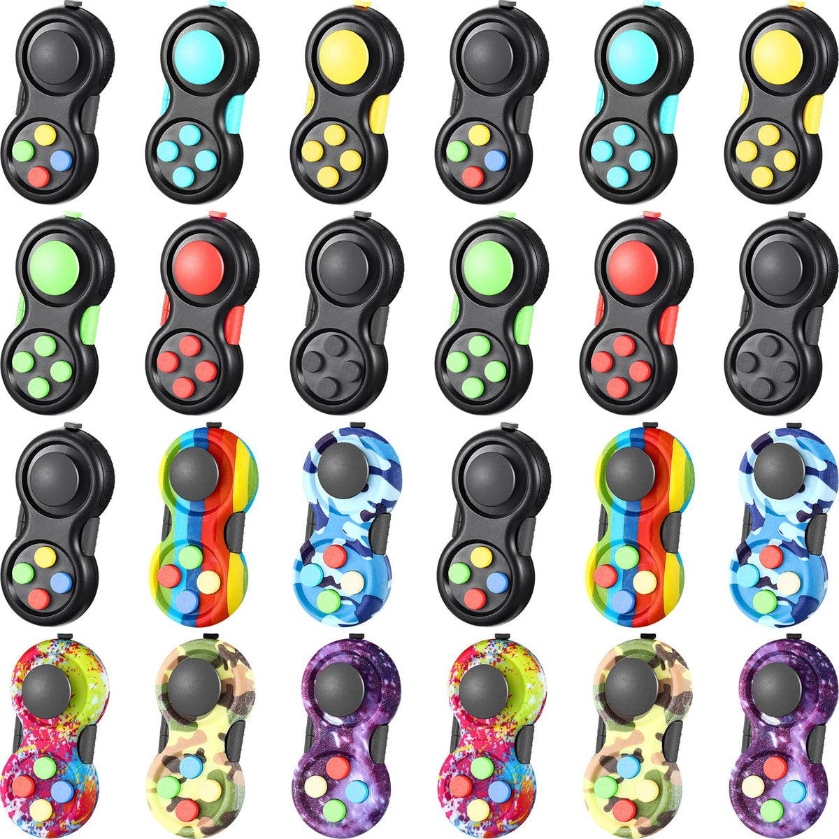 Leyndo controller pad front view, portable sensory toy for focus and calm.