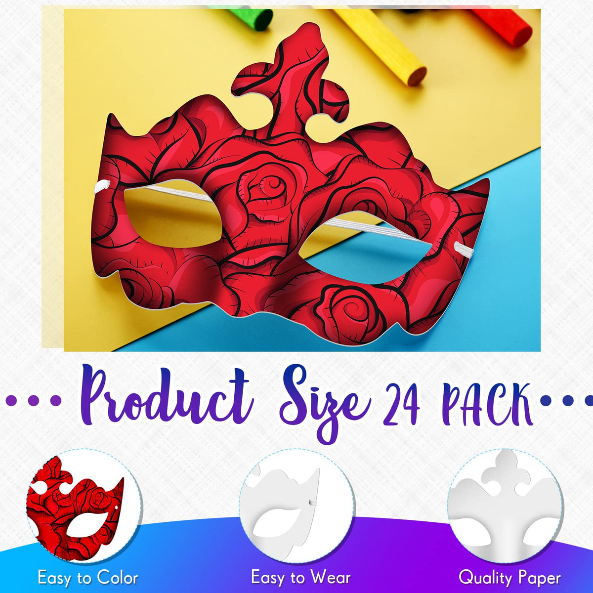 Leyndo white half-face mask lightweight and comfortable for long events.