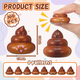 Leyndo poop stress ball cloud-like touch feels soft and satisfying to squeeze.