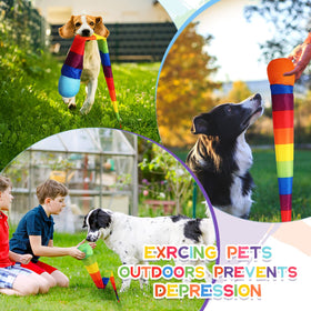 Leyndo rainbow-colored tails and six styles to spark interest.