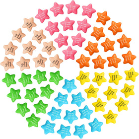 Leyndo star stress ball light blue 2.2-inch for quick tension release at work.