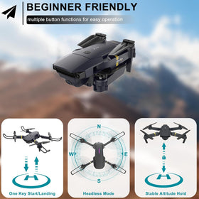 LEYOUDY drone with 120° wide-angle HD camera for sharp aerial shots.