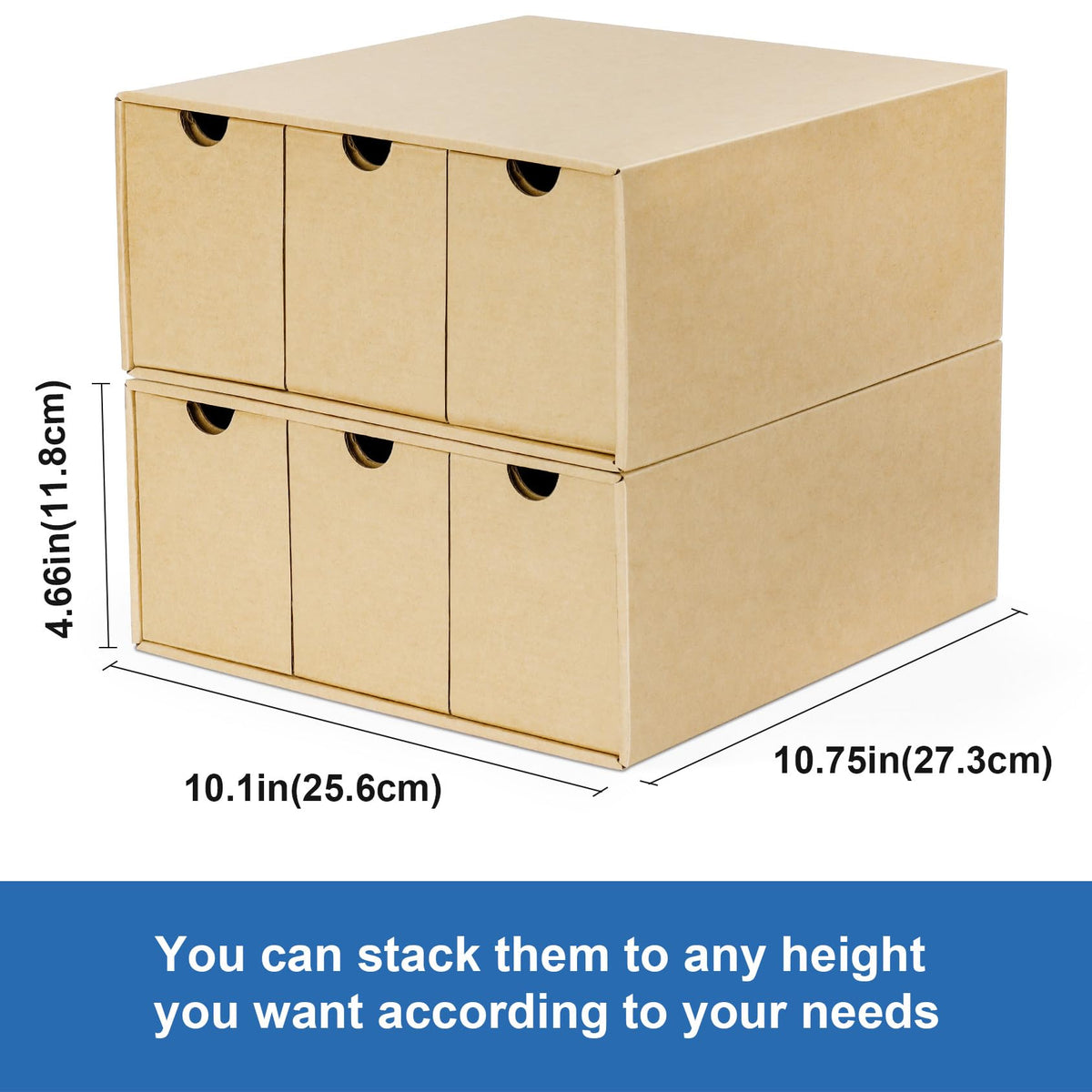 Leyzan Card Storage Box uses sturdy Australian kraft board for protection.