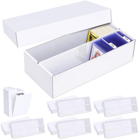 Leyzan trading card storage box with 1600-card capacity for bulk collections and easy access.