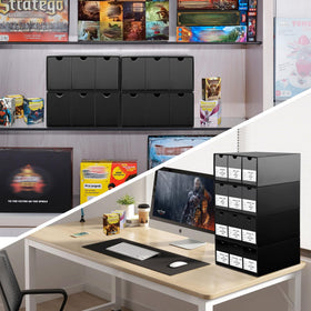 Leyzan versatile card types storage accommodates MTG, TCG, sports, and poker cards