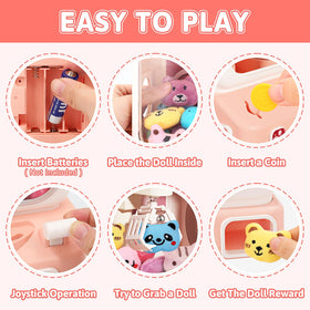 LFACHTER claw with 360-degree rotation enhances interactive play
