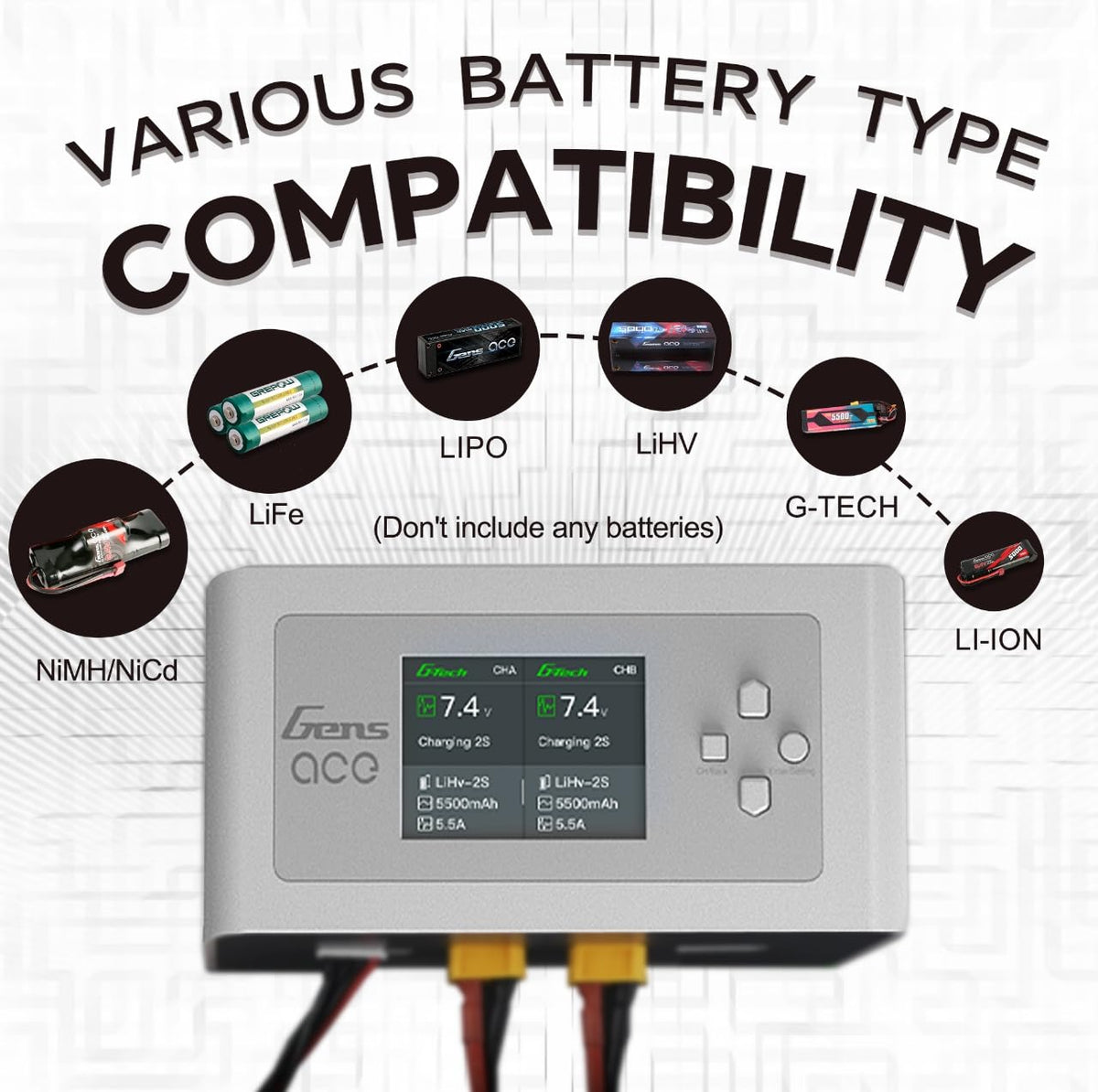 LFisprity Imars D300 bundle content includes cables and adapters