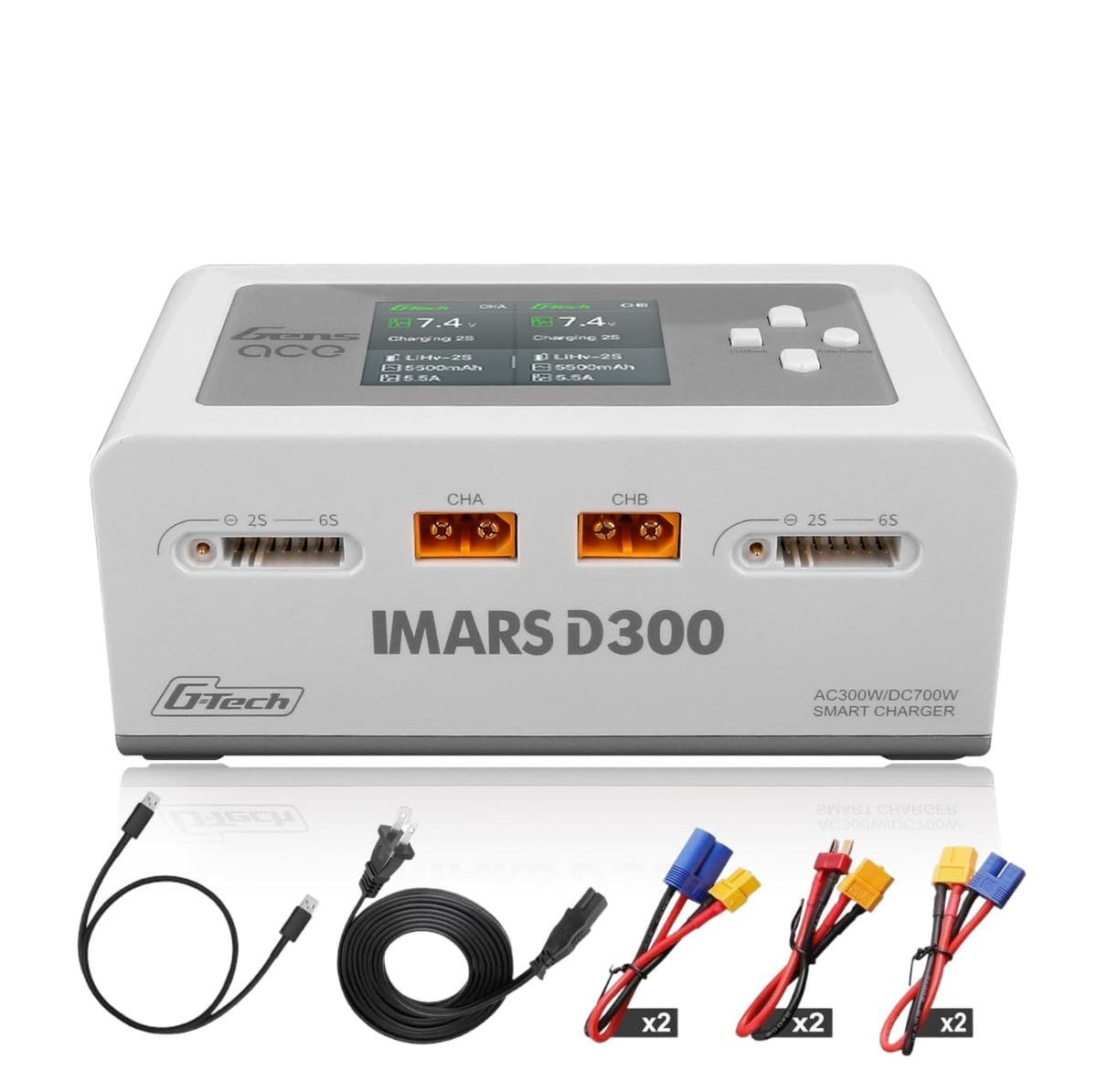 LFisprity Imars D300 front view shows dual-channel chassis for quick setup