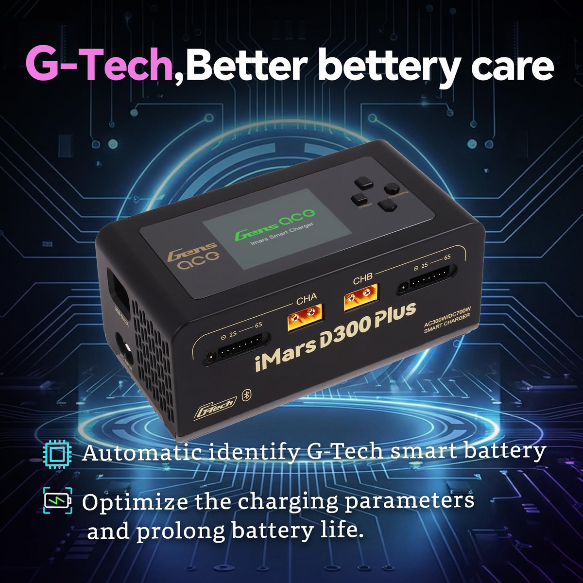 LFisprity IMARS D300 Plus app control enables remote charging monitoring