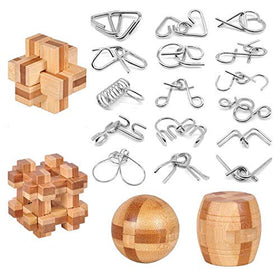 LFLQ brain teaser puzzle assembly for focused solo play and problem-solving.