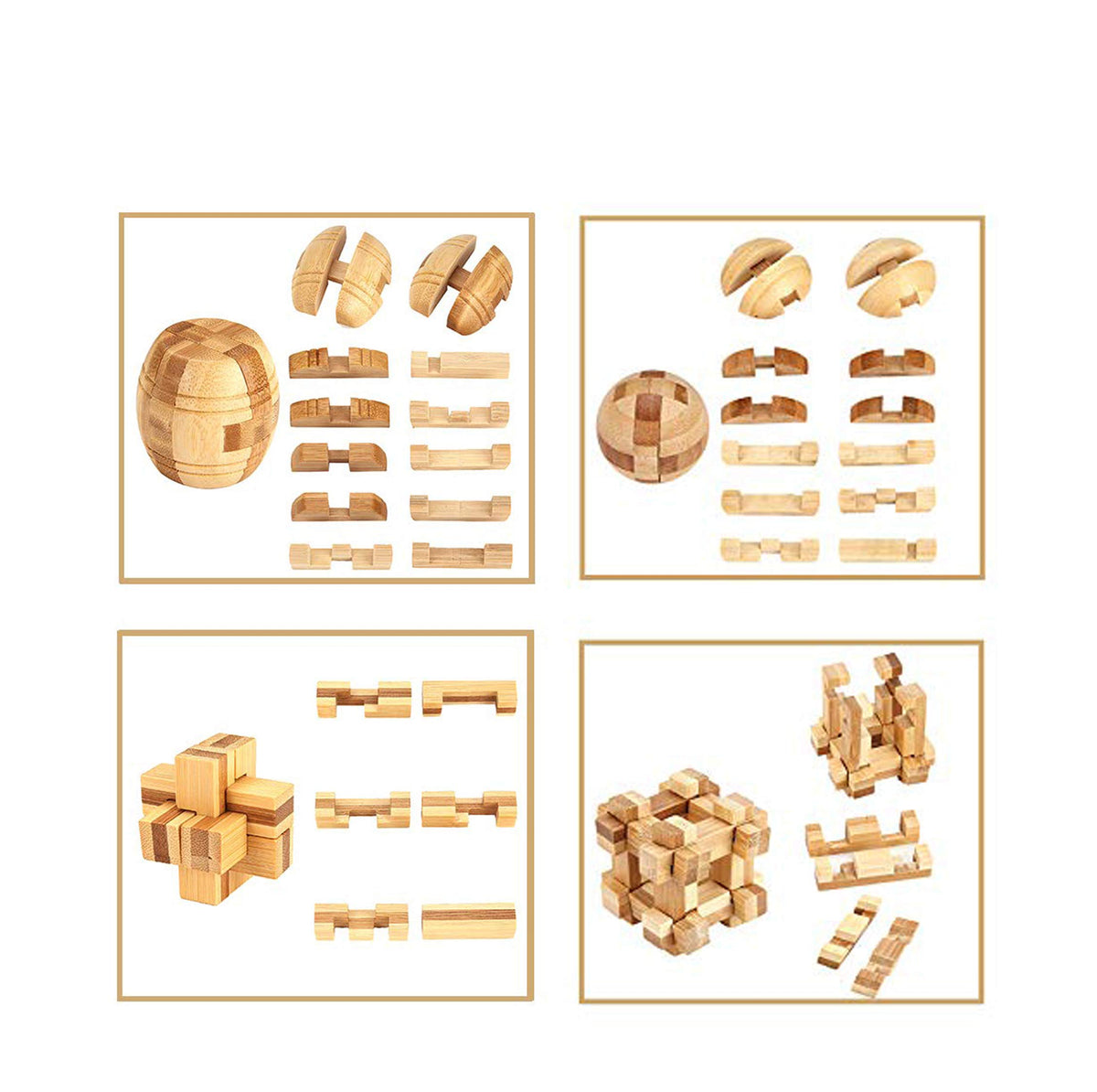 LFLQ 3D brain teaser kit - durable, requires patience and problem-solving.