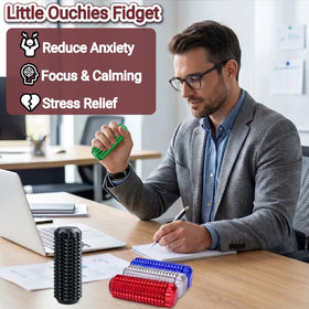 LGOUYGG Metal Little Ouchies gear spinner close-up with smooth rotation.
