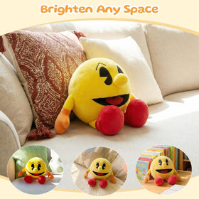 Lhcn021 ghost plush used as a pillow during reading or TV time.