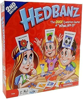 LHLHLH What Am I? board game in action for 2-4 players, ideal party entertainment.