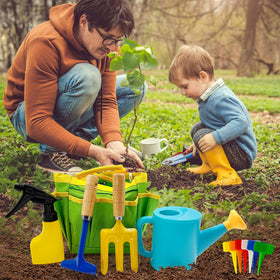 Liamasum adjustable apron and notebook for hands-on outdoor projects.