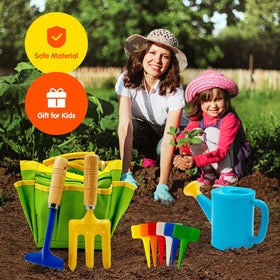 Liamasum lightweight rake designed for curious little gardeners.