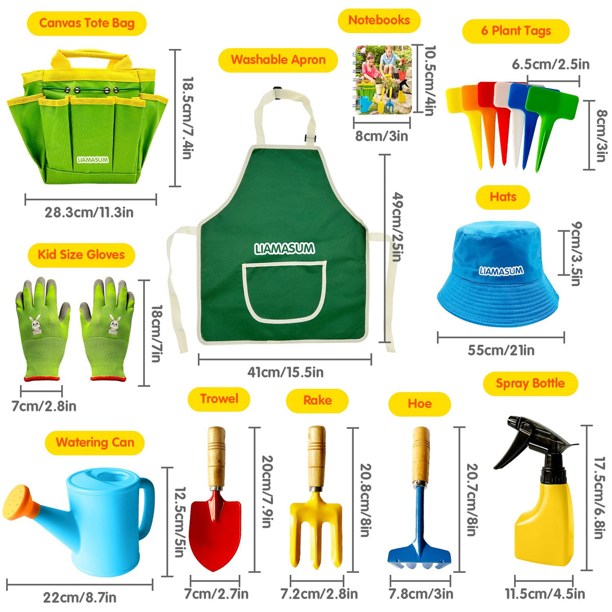 Liamasum kid-sized trowel for simple planting tasks.
