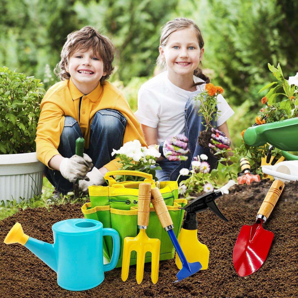 Liamasum watering can with ergonomic handle for gentle, precise watering.