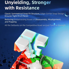 58mm compact size enables faster, more controllable solving sessions.