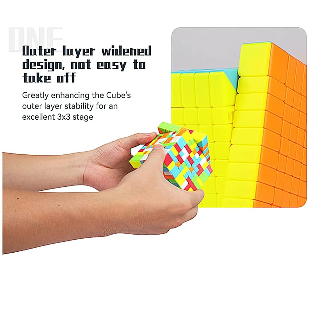 LiangCuber QY Speed Cube 9x9x9 core detail, sturdy construction