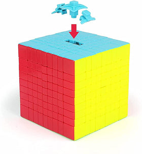 LiangCuber QY Speed Cube 9x9x9 in hand for comfortable daily practice