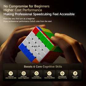 LiangCuber QY Toys 5x5 weighs about 110g for longer practice.