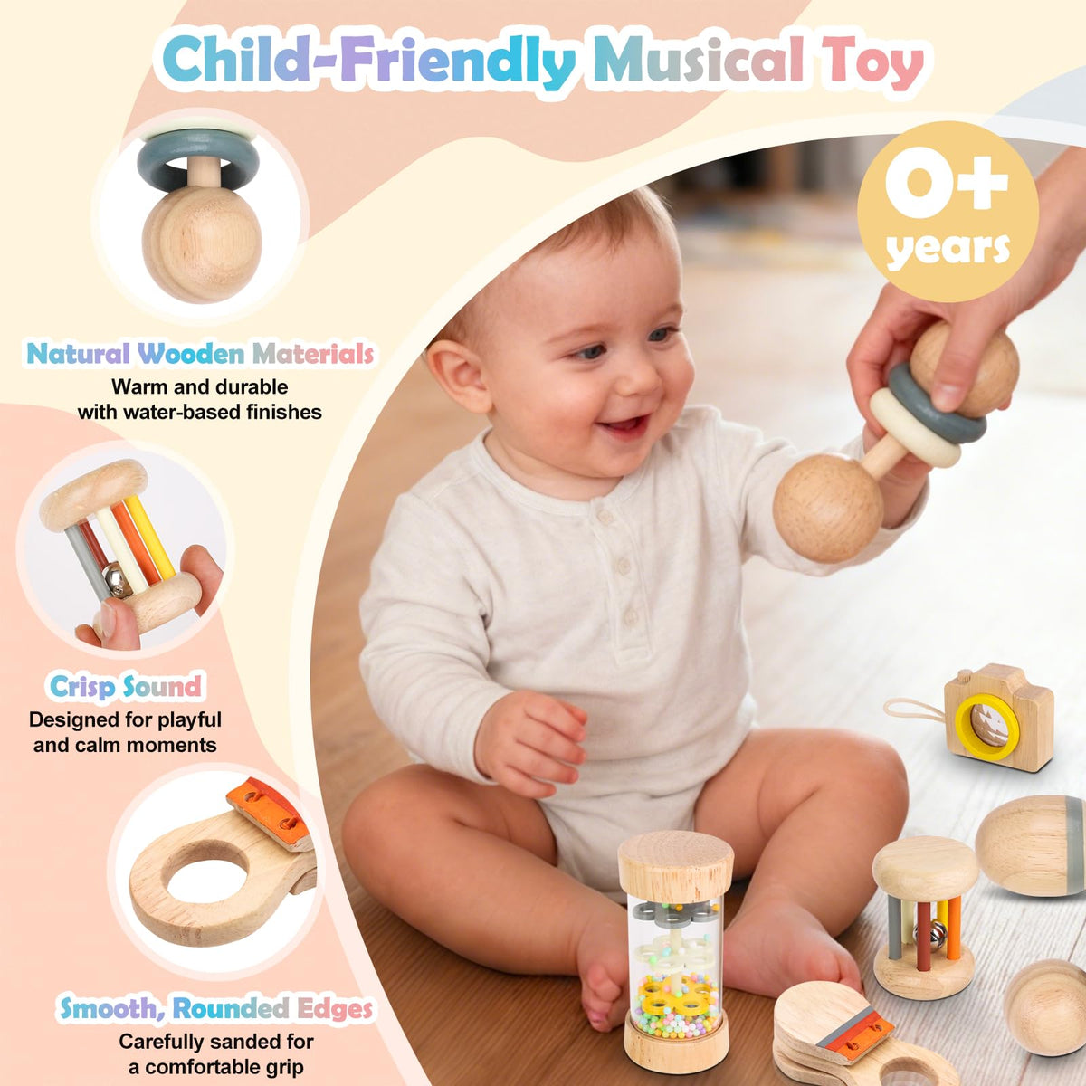 Liangding hand bell introduces gentle tones for early sound differentiation.