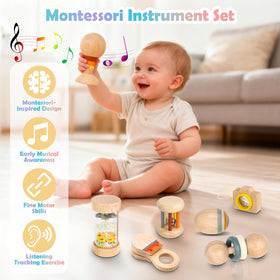 Liangding rattle roller boosts early hand coordination during play.
