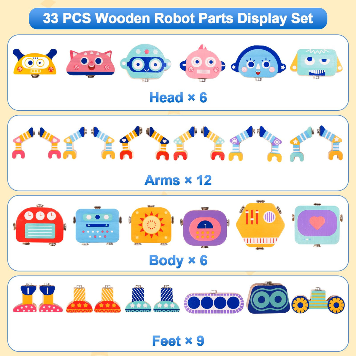 Liangding snapped-together robot play strengthens fine motor skills