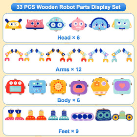 Liangding snapped-together robot play strengthens fine motor skills