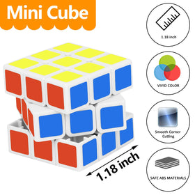 Scrambling Libay mini cube demonstrates its compact, travel-friendly design for on-the-go fun.