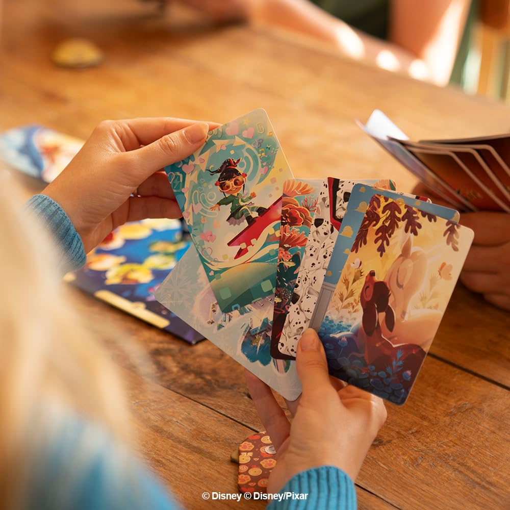 Libellud Dixit Disney Edition artwork close-up highlights colorful scenes fueling stories
