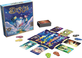 Libellud Dixit Disney Edition board used for organized rounds during family game night