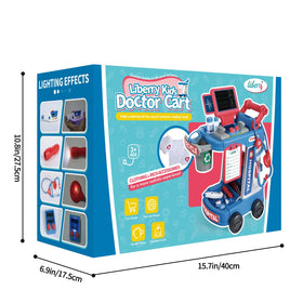 Liberry Doctor Kit coat and cap complete the outfit for immersive play