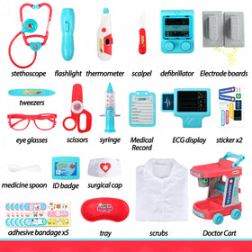 Liberry Doctor Kit defibrillator and ECG display spark interactive diagnostics