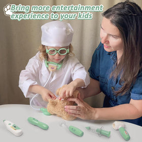 Liberry dental mirror for detailed pet checkups during play.