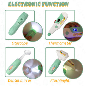 Liberry Doctor Kit medical tools are easy for little hands to manage