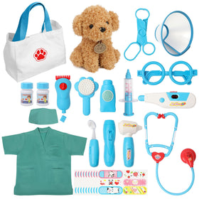 Liberry Doctor Kit puppy stethoscope for pretend medical exams and play
