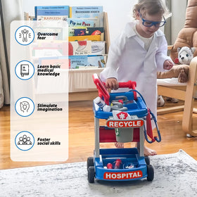 Liberry Doctor Kit scissors provide kid-friendly clinic tools for pretend tasks